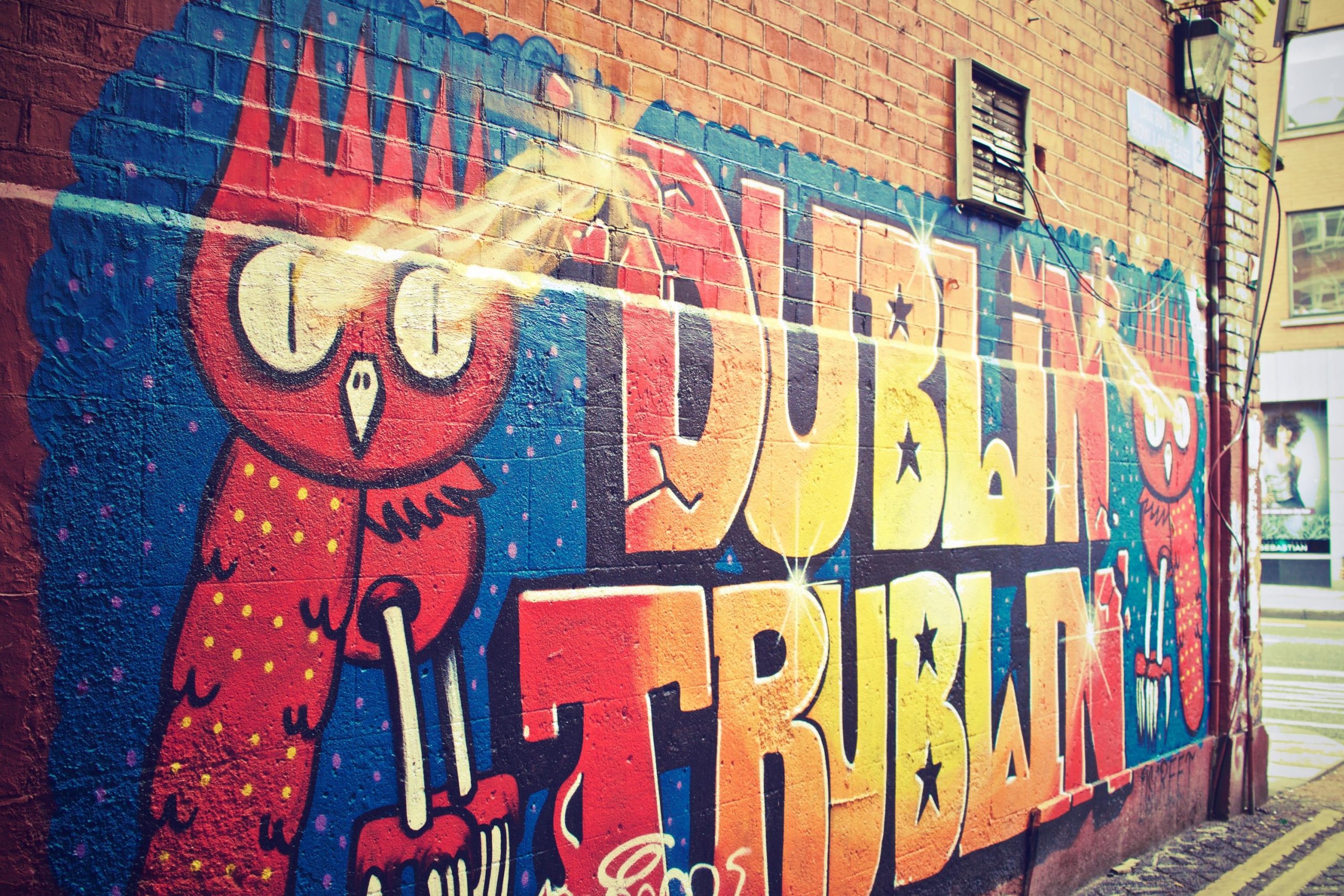 Dublin Ireland Graffiti Wall